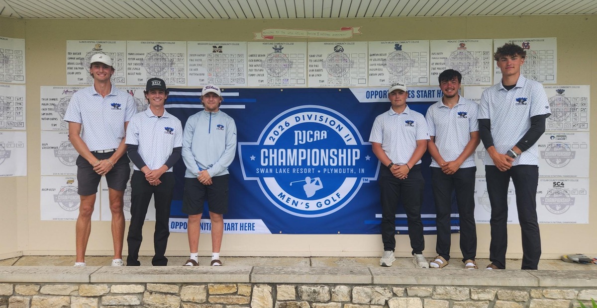 DMACC men's golf team finishes seventh in national championship