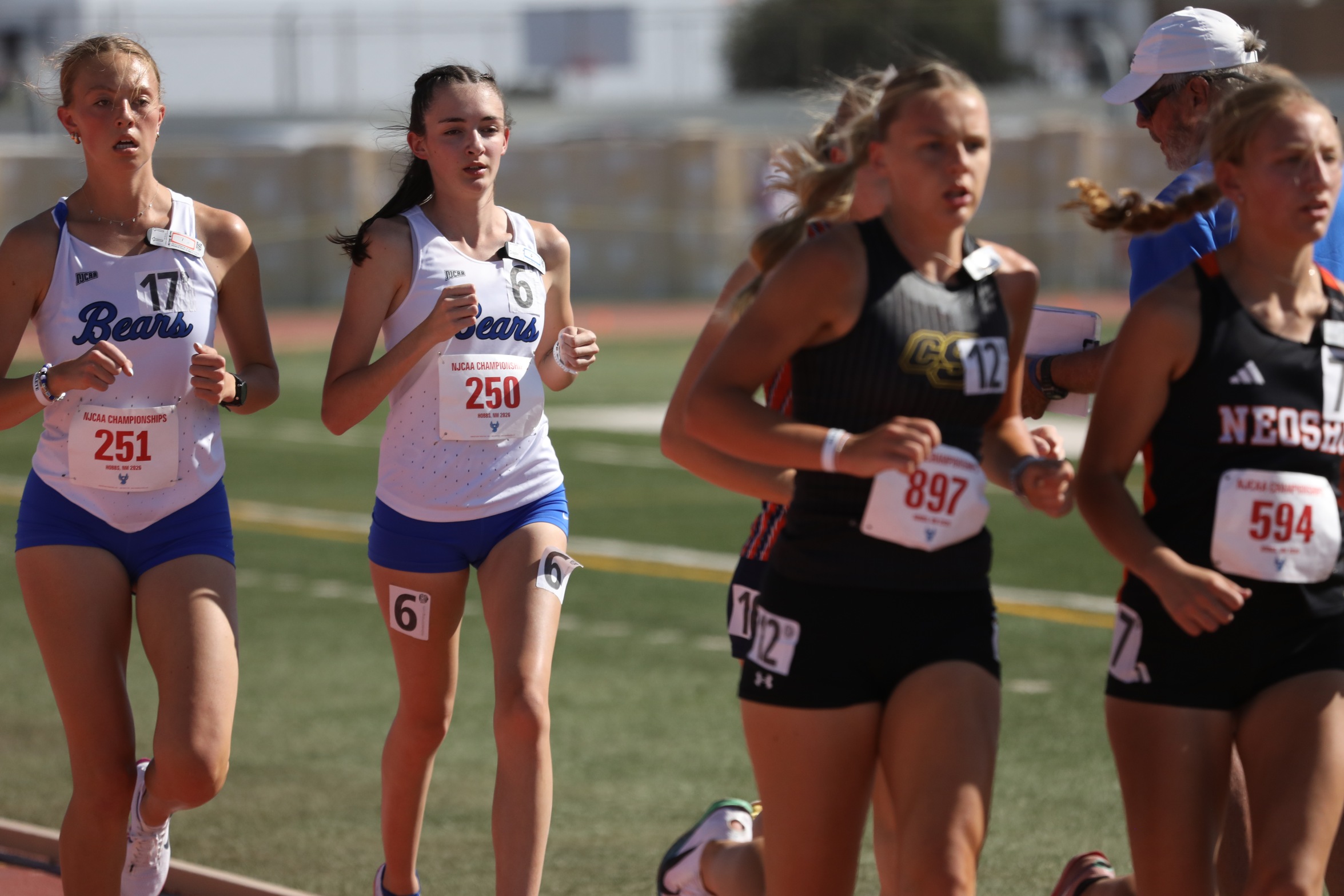 Two members of DMACC women's track & field team run in national championships